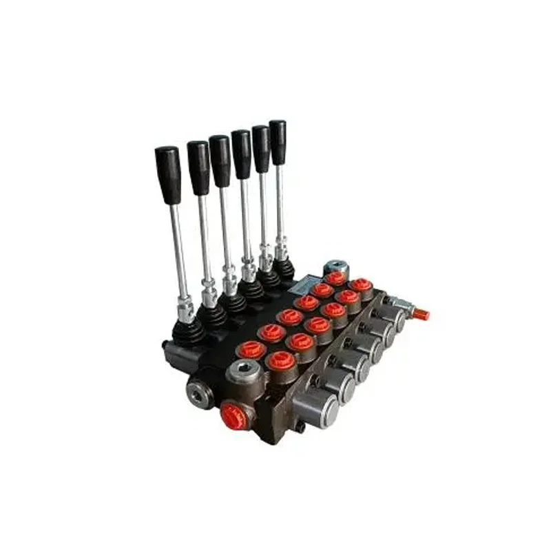 Hook arm garbage truck five link pneumatic multi-way reversing valve Hook arm garbage truck 2+3100 flow multi-way valve