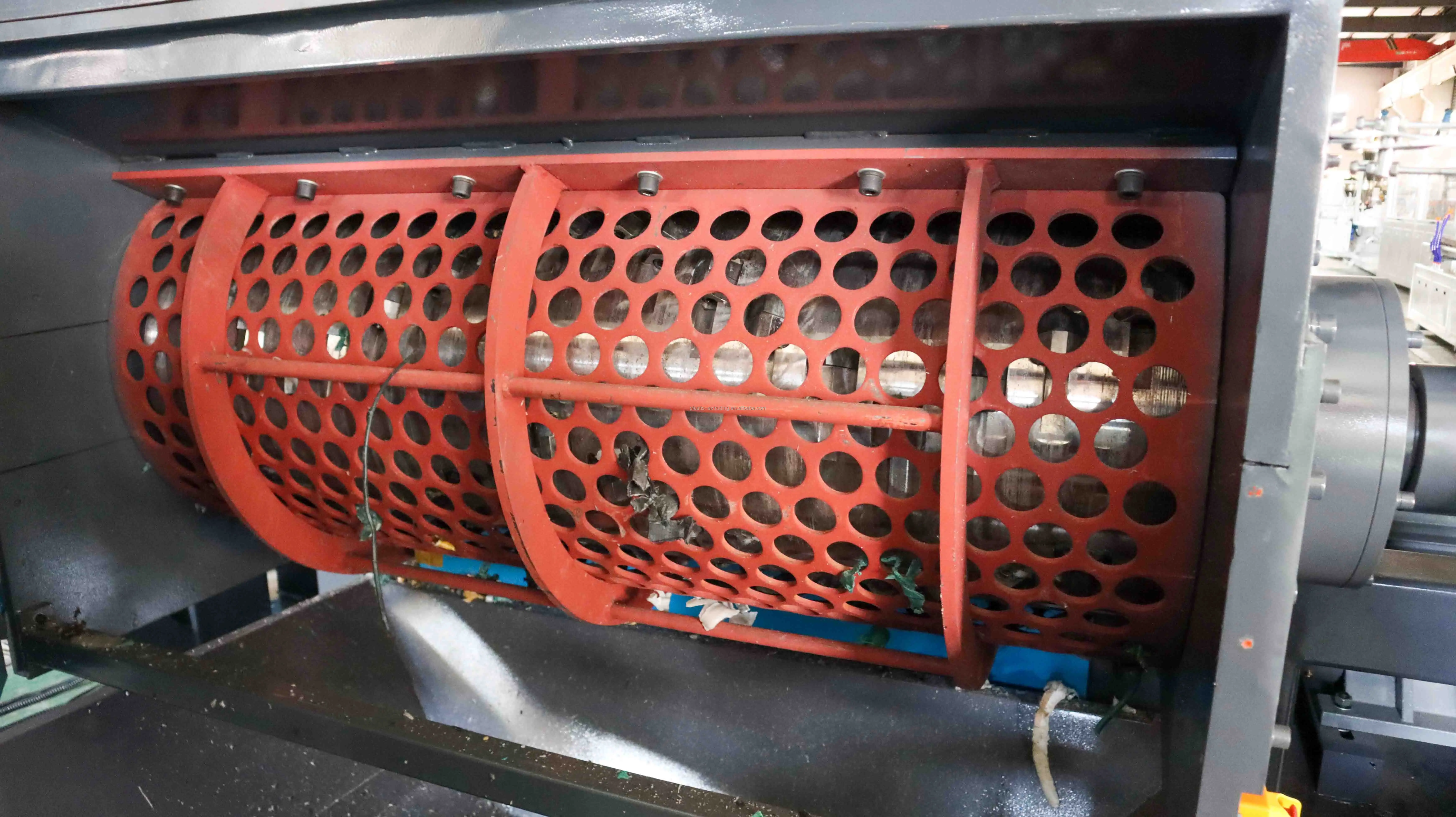 Plastic lumps grinding crushing machine single shaft shredder machine for waste plastic