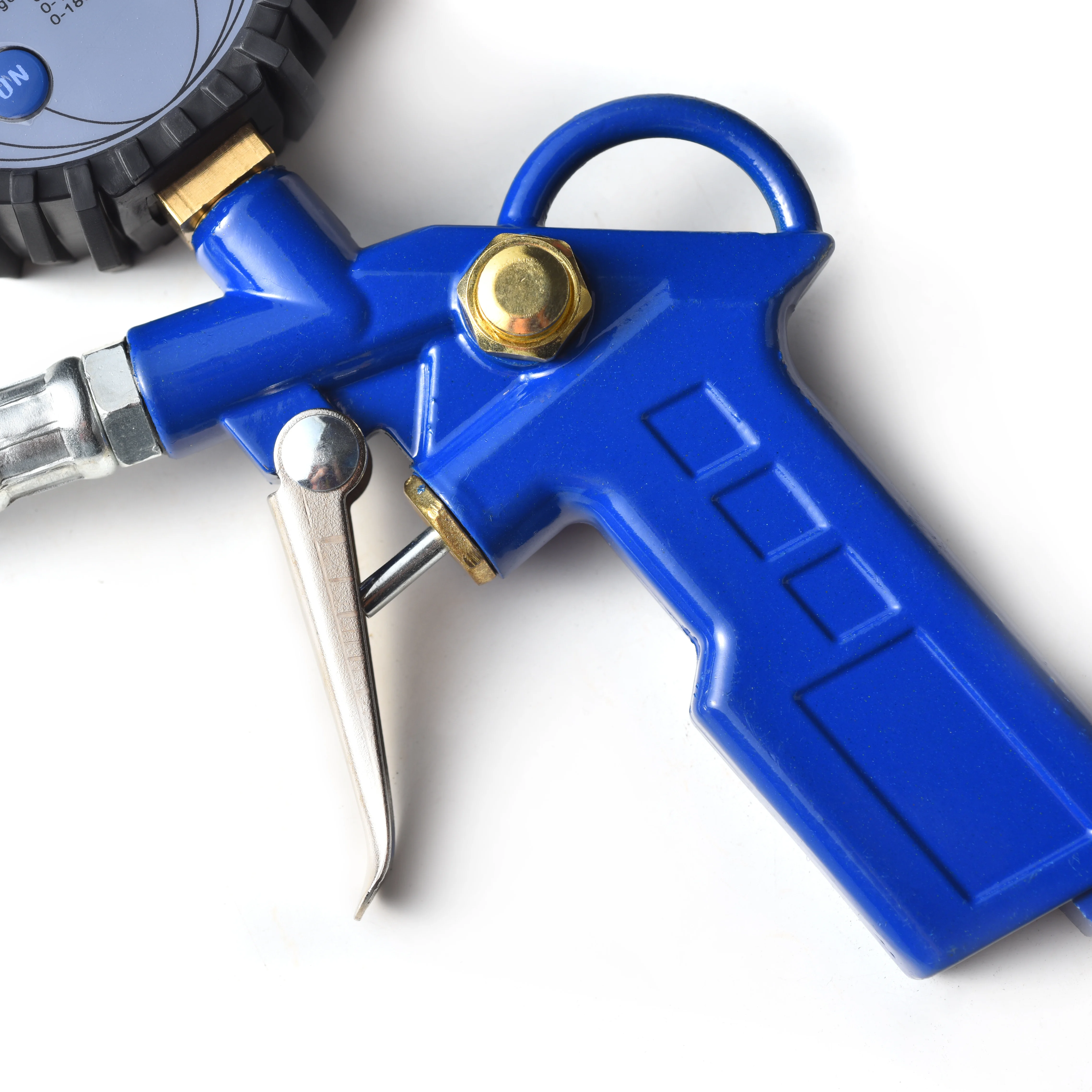 Tire Pressure Gauge With Hose, LED Flashlight for air tire pressure gauge with function design