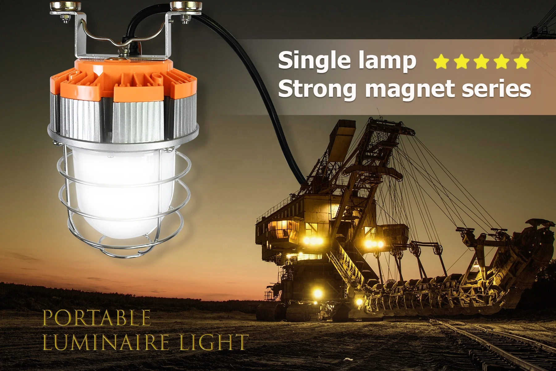 Led Construction Lights Portable lighting 35W 4200LM IP65