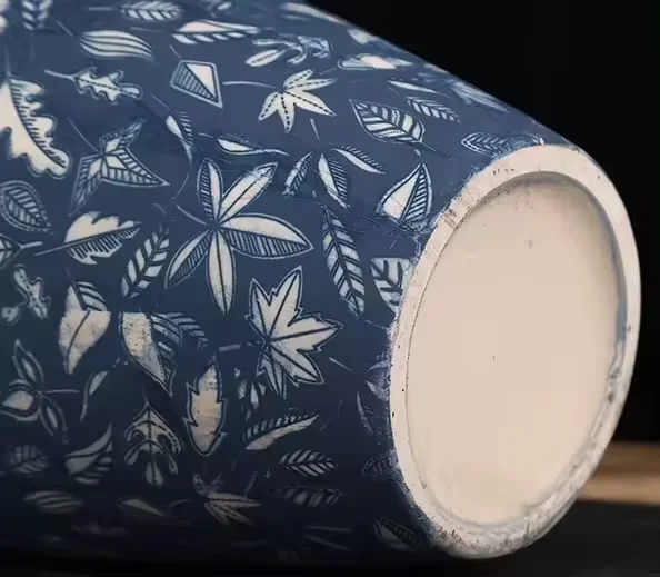 2024 Hot-sale vase wabi-sabi pottery new minimalist style luxury handmade high quality ceramic vases for home decor