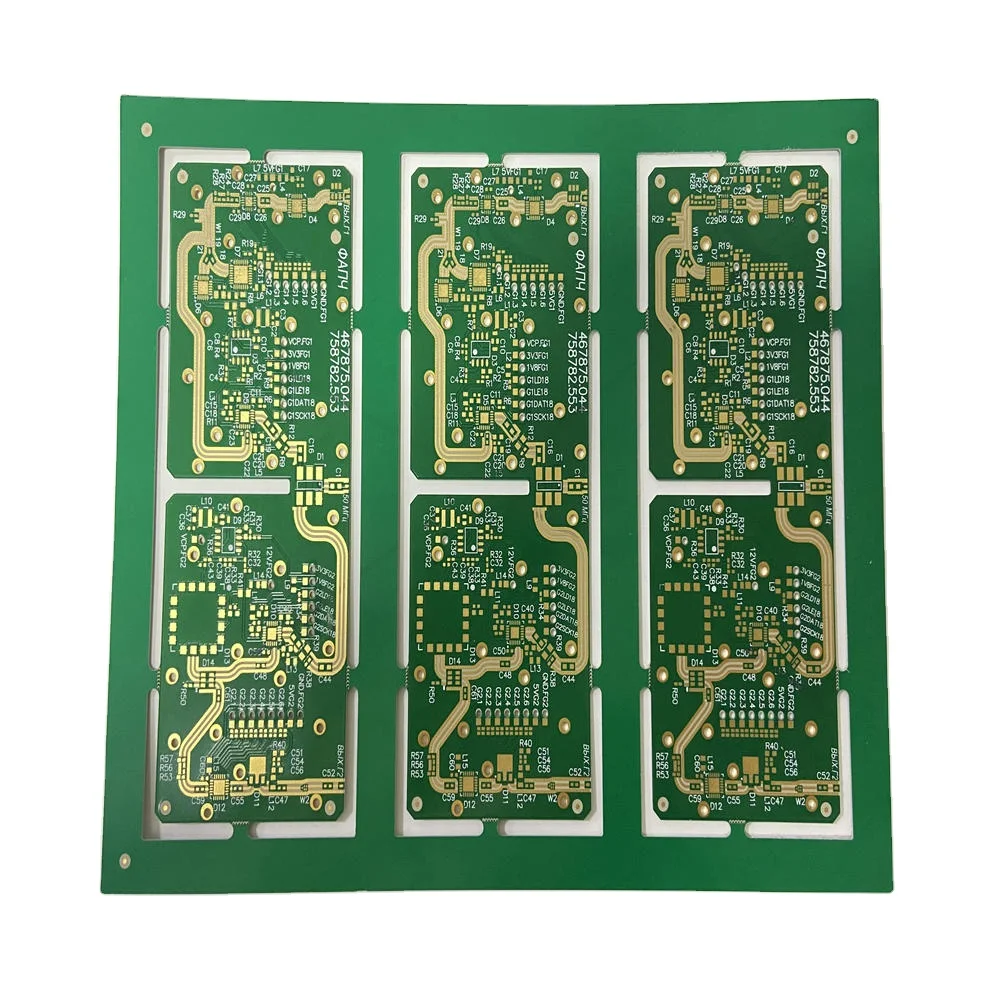 Professional Manufacturer Custom MCB PCB Resin pluggin 0.2mm holes high TG FR4 gold-finger PCB