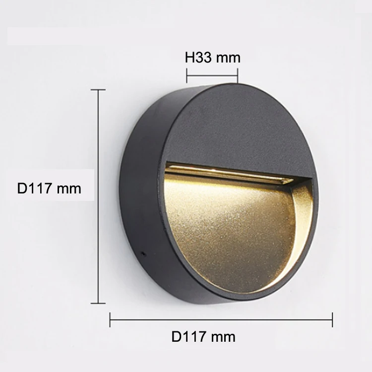 LNJAMI Indoor Outdoor IP65 Waterproof LED Spot Foot Stair Lighting For Out Door Wall Mount Step Lamp