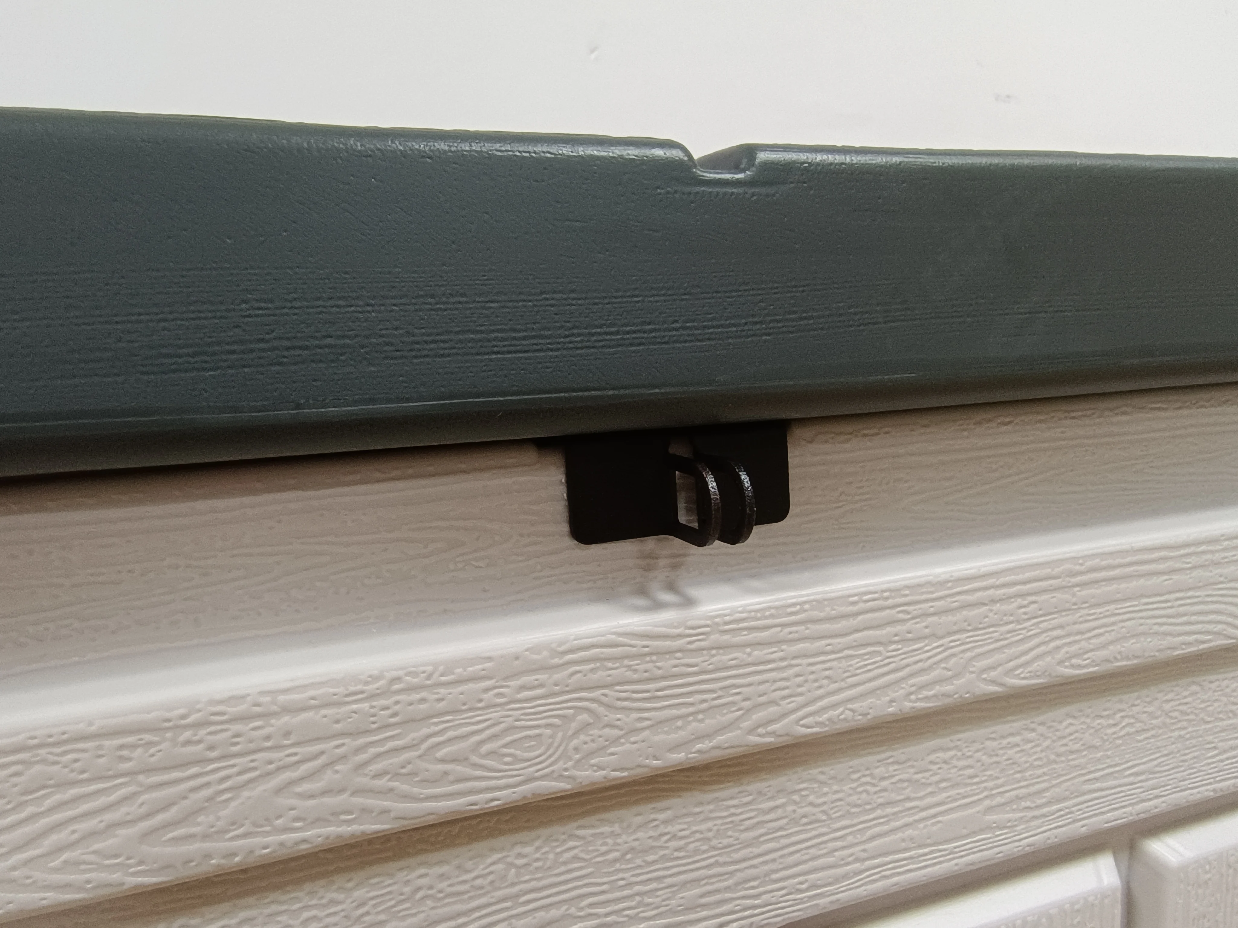 150GAL  HDPE Wooden Style Outdoor and  Garden Sundries Storage Box for tools