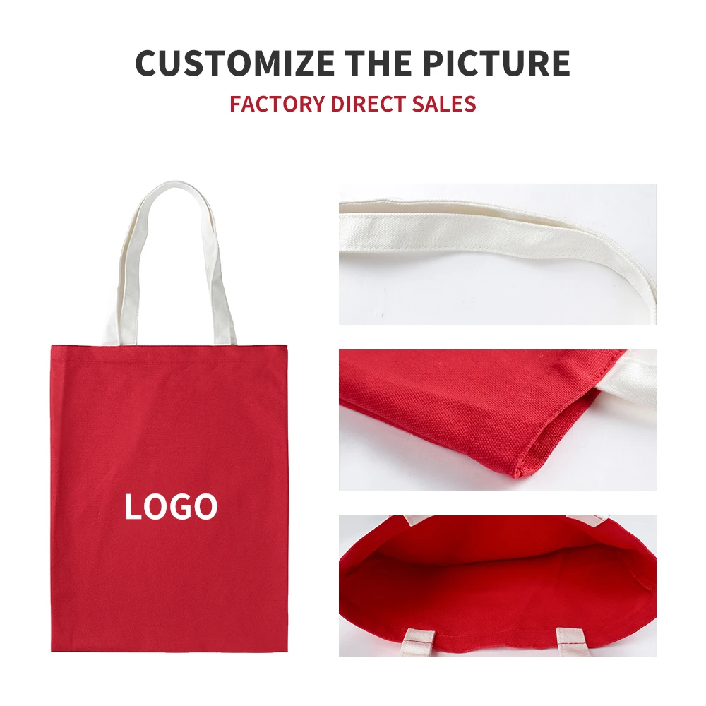 Promotional Plain Pink Blank Sublimation Custom Cotton Mesh Canvas Handbags Tote Bag With Pocket And Zipper