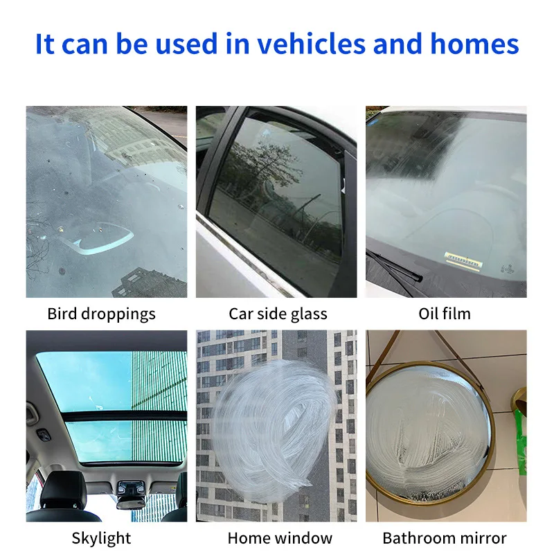 Glass Car Window Glasses Helmet Navigation Screens Cleaner Deep Cleaning Mirror Car Windshield Detergent Cleaning Liquid Spray