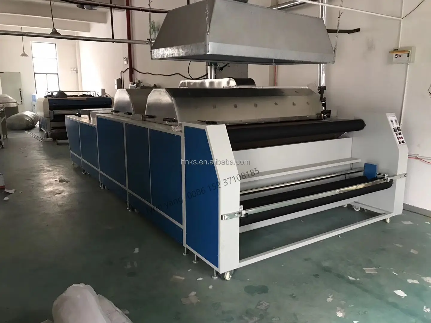 Industry Knitting Fabric Steam shrinking inspect machine Fabric heat setting stenter machine Steam shrinking inspection machine