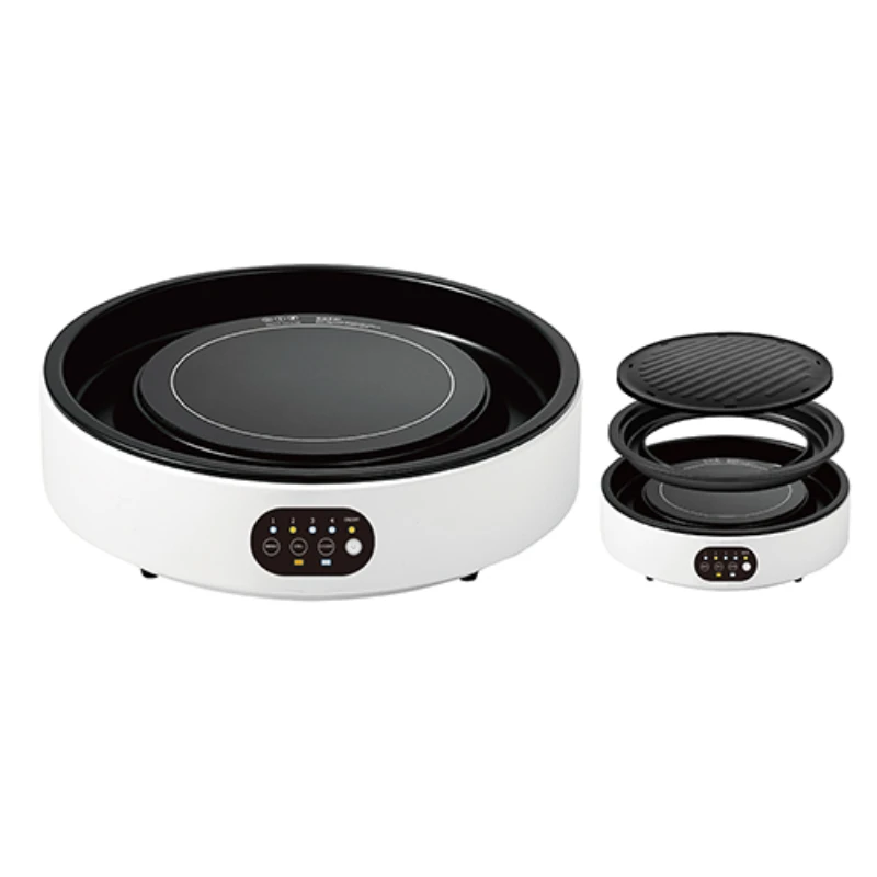 1500W/2000W Household Detachable Portable Heating Ceramic Electric Grill Food Pan infrared Round Multi Electric Ceramic Cooker