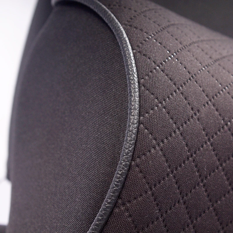 SJ-NP26 Comfortable Polyester / Cotton car neck pillow chair sleeping memory foam car headrest pillow