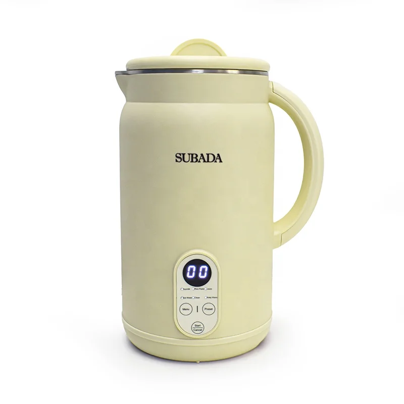 Factory Wholesale 1L Homemade Soybean Milk Maker Machine Nut Almond Milk Maker Oat Coconut Soy Vegan Blender