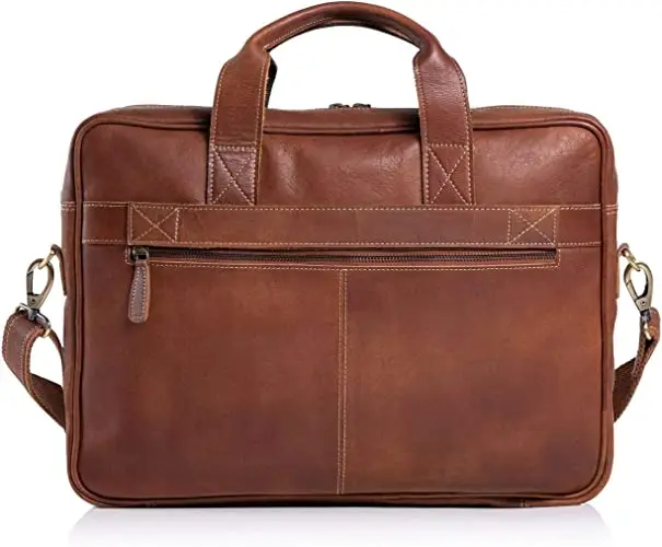 2023 New Trend Italian Style Best Office School College Satchel Bag 16 Inch Leather briefcases Laptop Messenger Bags