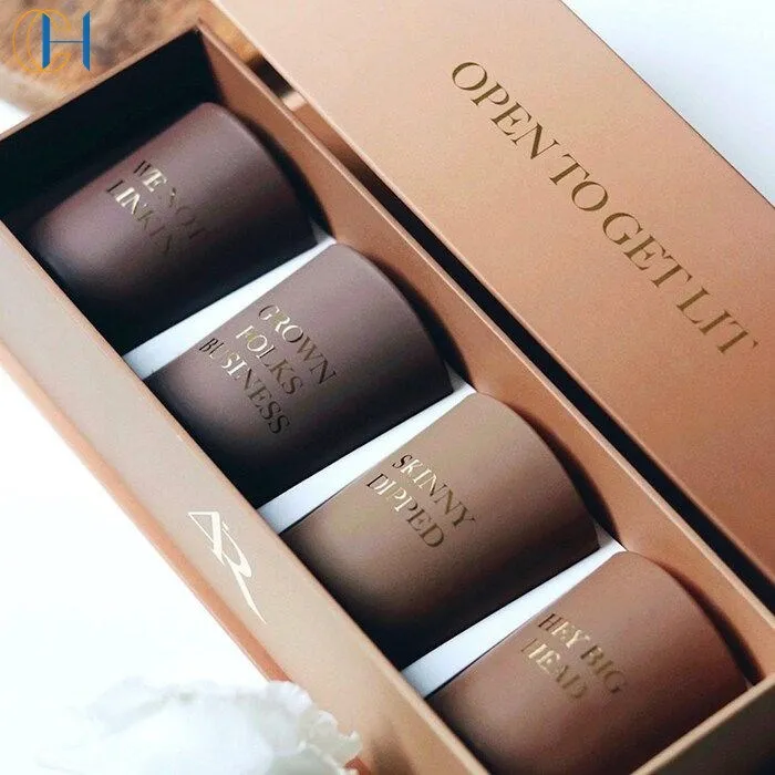C&H Wholesale High Quality Economic Price Valentines Christmas Aromatherapy Gift Set 11pcs Mini Custom Label Luxury Candles Set