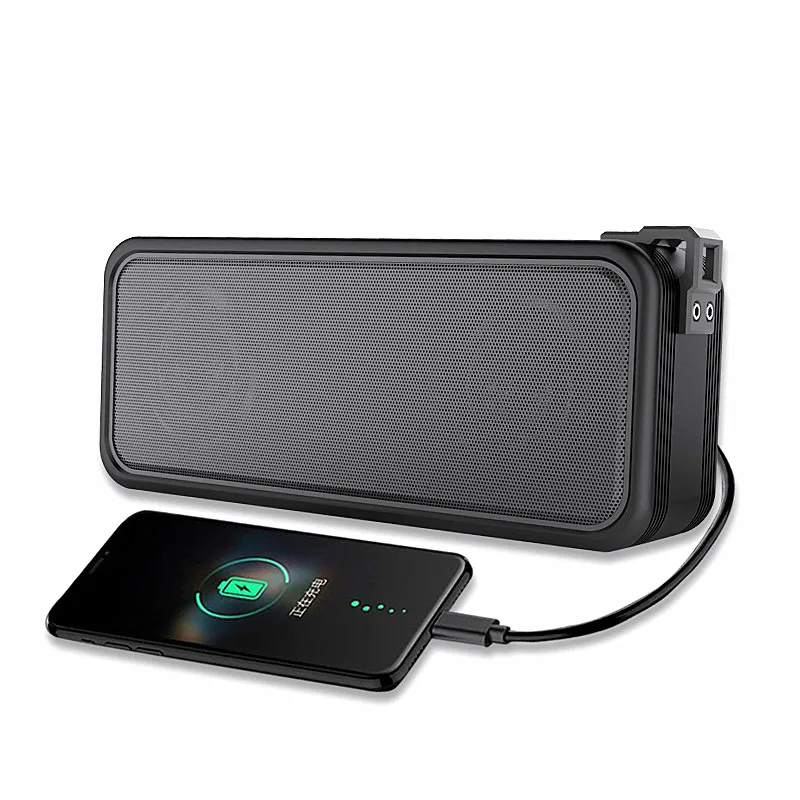 Factory Wholesale Good Quality TWS Portable Bluetooths speakers Outdoor Stereo Waterproof Wireless Hifi Speaker With USB Port