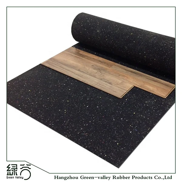 Rubber underlay mat Flooring Soundproof Rubber Carpet Underlay Acoustic Underlayment