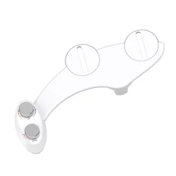 Toilet bidet easy to instal non-electric dual nozzle fresh cold water spray bidet toilet seat attachment for toilet