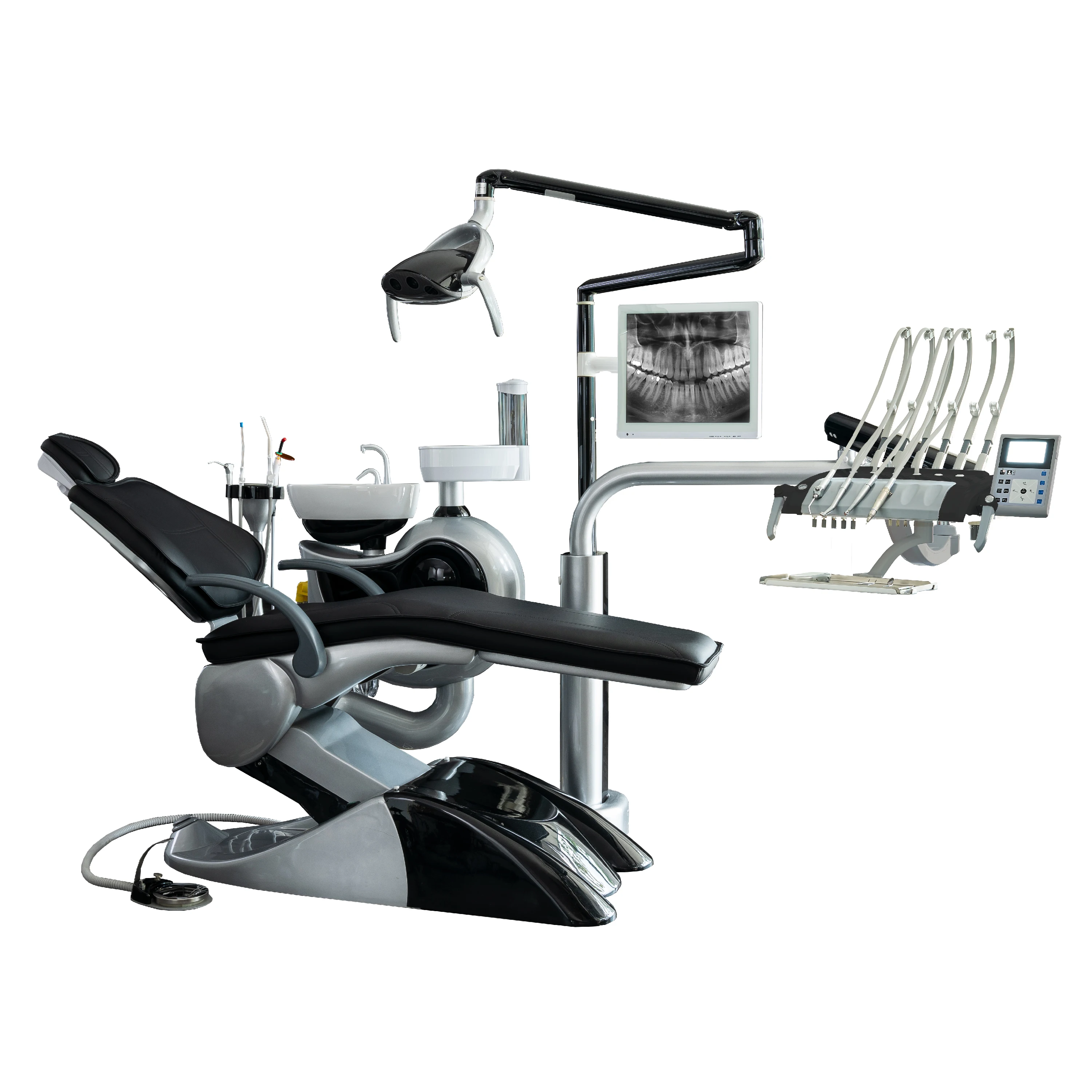 SAFETY Dental Equipments Dental Chair with camera scaler handpiece x-ray sensor whitening machine unit micromotor