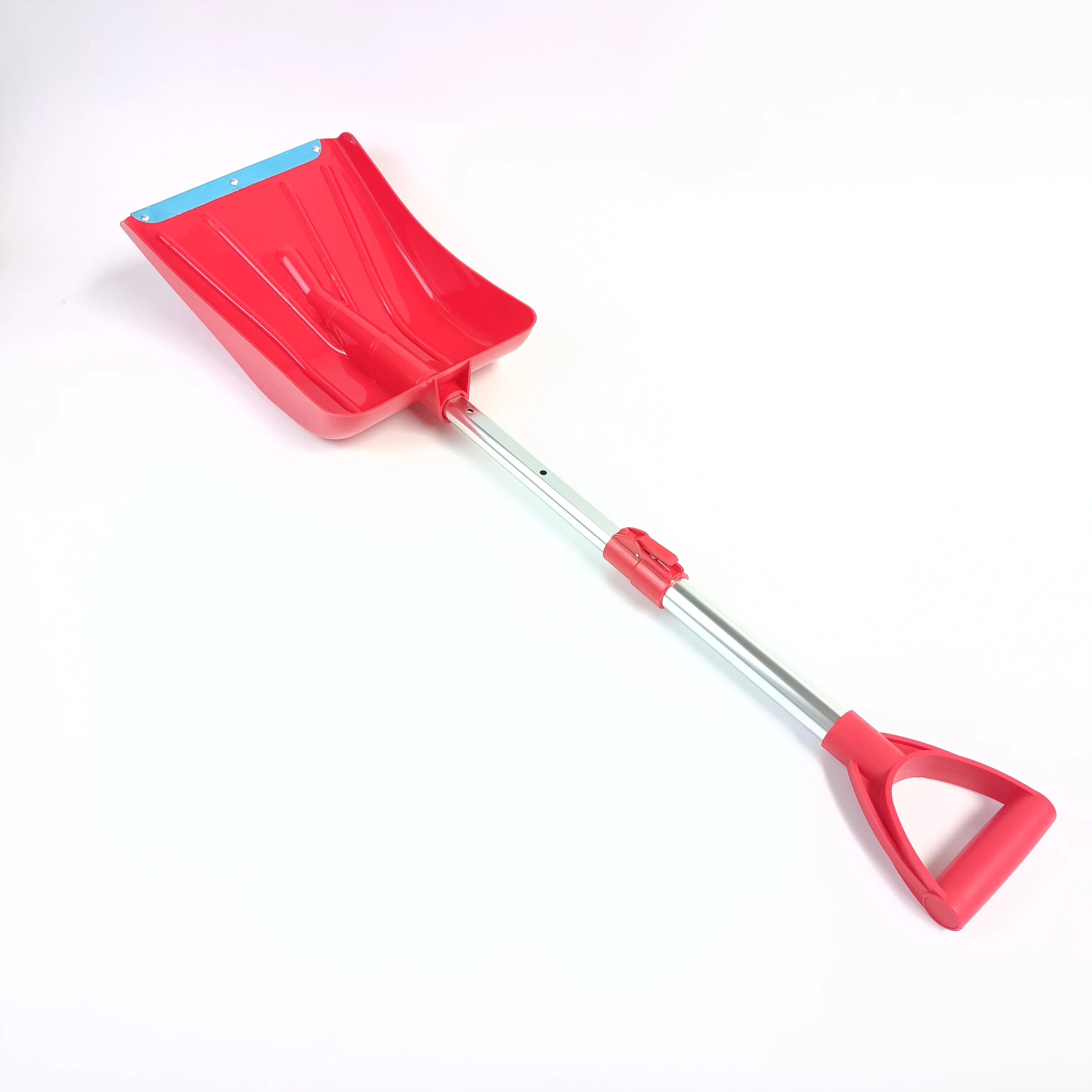 Прямые продажи с завода Высококачественная телескопическая пластиковая лопата для снега регулируемая сильной рукояткой D-сцепления