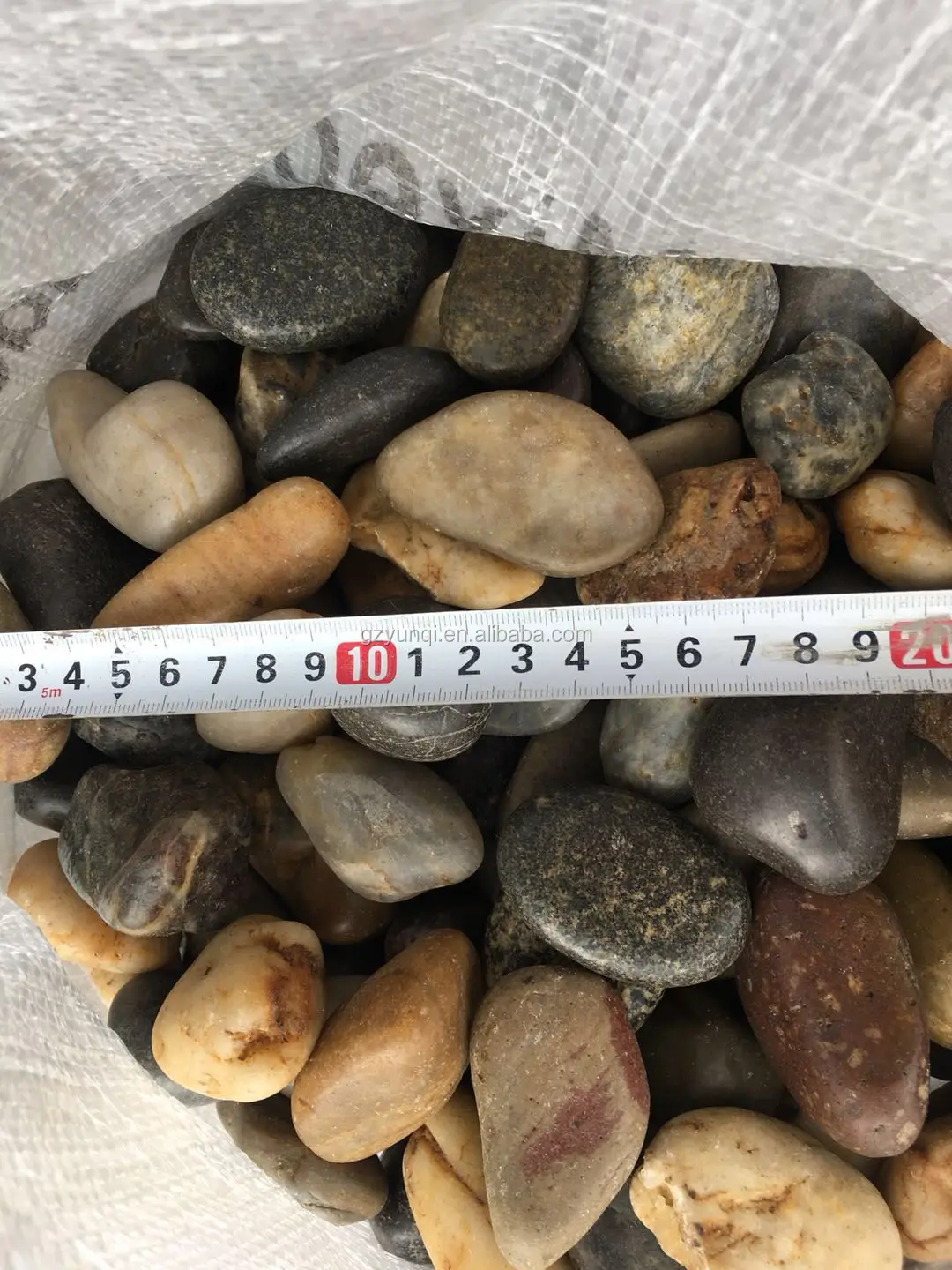 Snow white pebbles smooth landscaping  the pebble river garden stone for Wholesale Cheap
