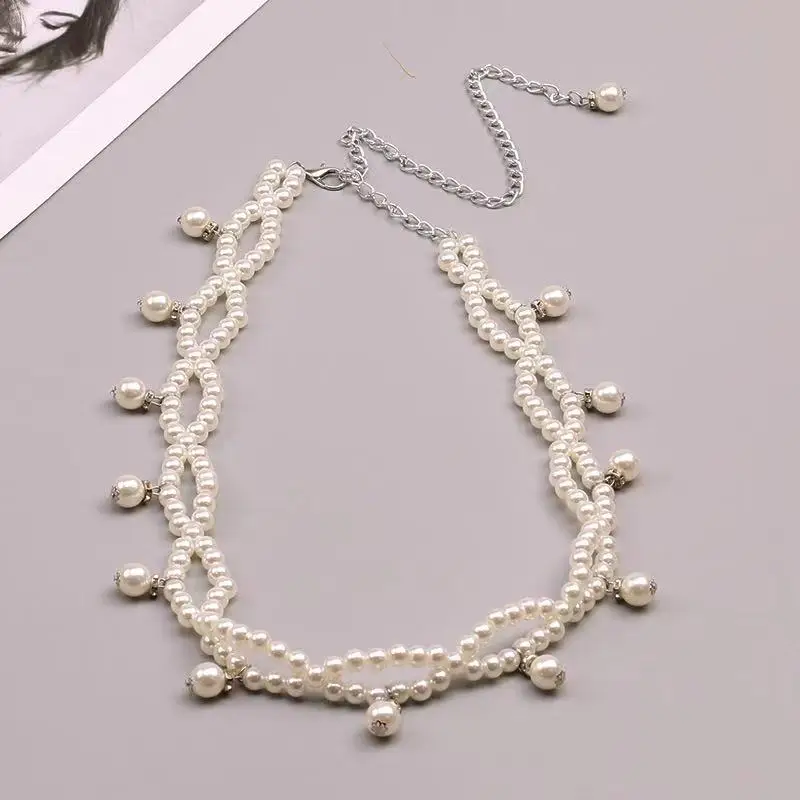 
New design Fashion Pearl Waist Belts For Women Dresses chain Tassel Belt slim Girls Waist Belts Waistband 