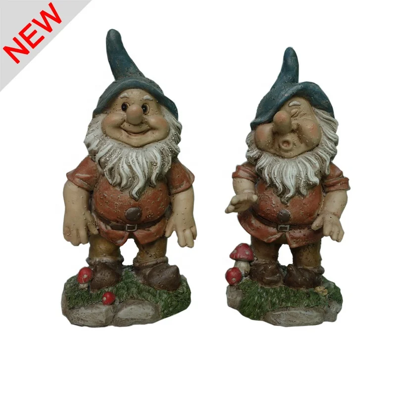 Наружные украшения из смолы 6,89 дюйма, гномы для сада на заказ