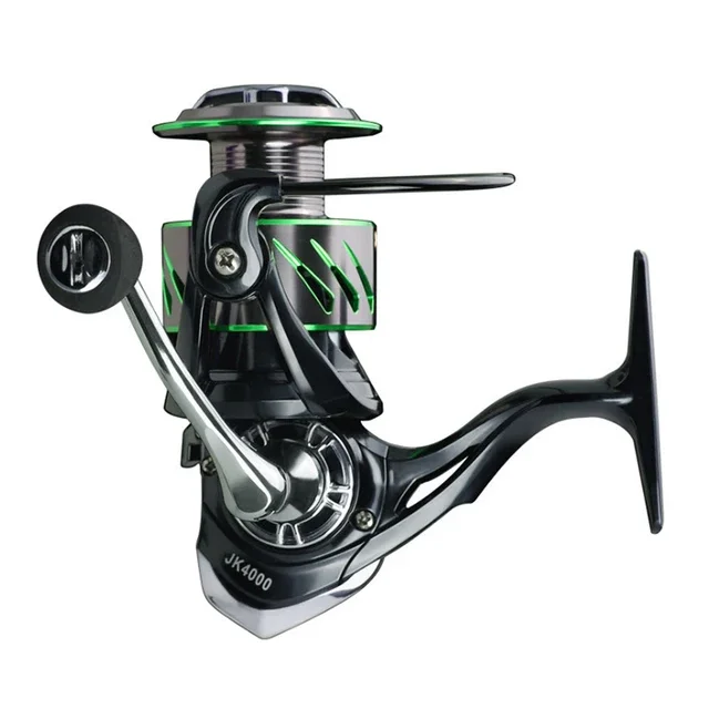 NEW JK1000 JK2000 JK3000 JK4000 Upgrading Fishing Spinning Reel 9+1BB 4+1BB 5.2:1 max 8KG Drag Casting Wheels All-Metal Spool