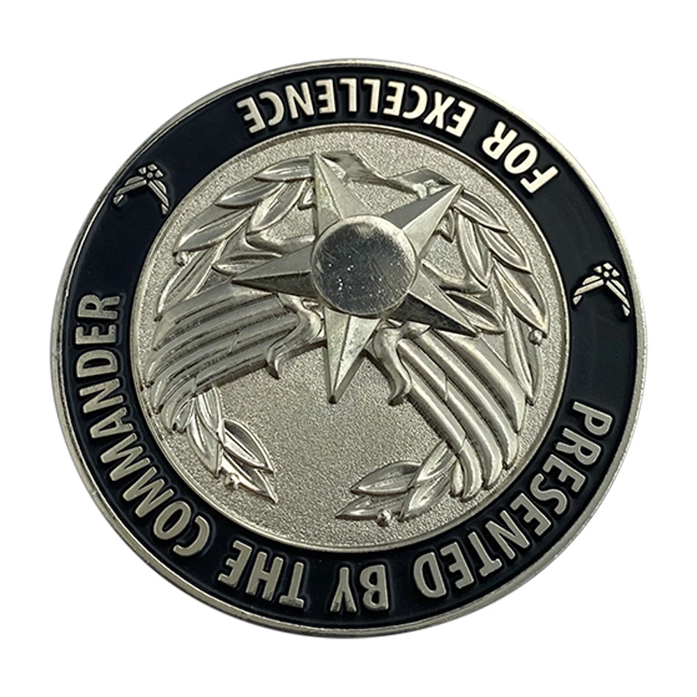 Nickel Color Matte Paint Double-sided Coin Can Be Customized