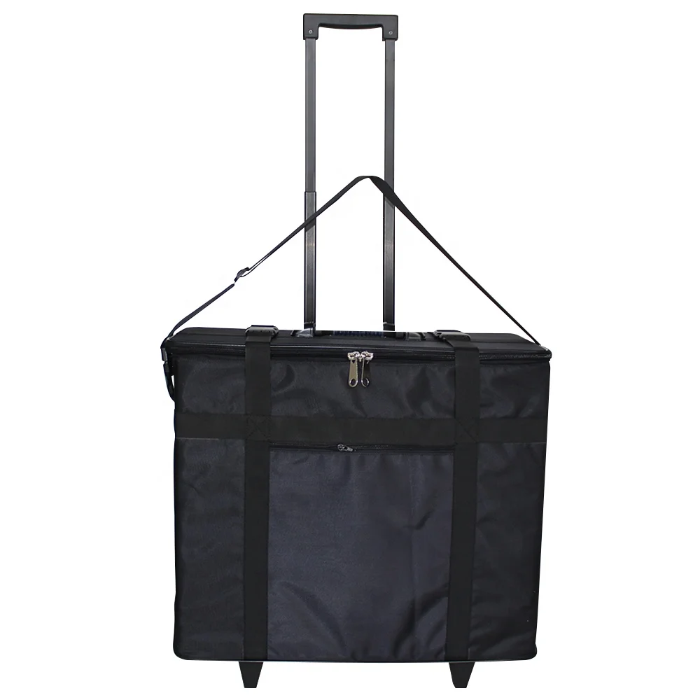 Портативный чехол-тележка из ткани Оксфорд с 180 отделениями для оптических солнцезащитных очков, витрина для путешествий, чемодан для упаковки очков