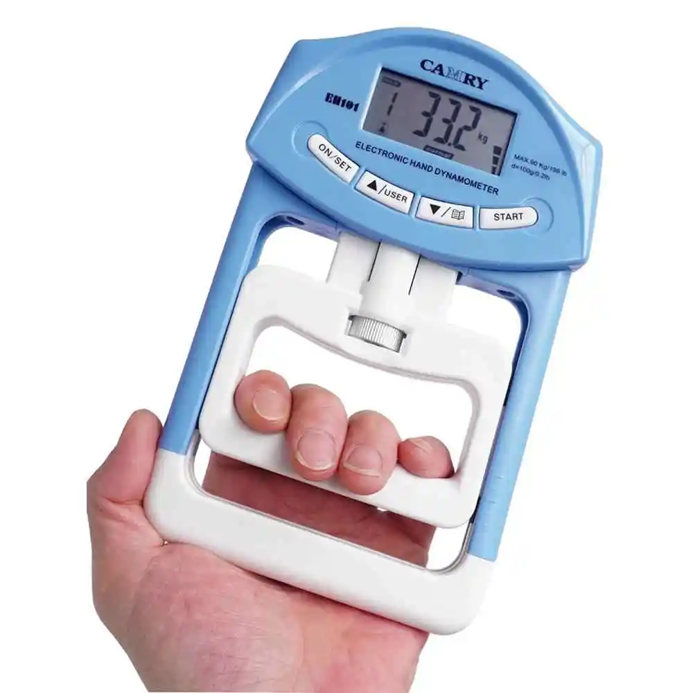 Digital Hand Dynamometer Adjustable Grip Strength Tester Electronic Grip Dynamometer Tester Electronic
