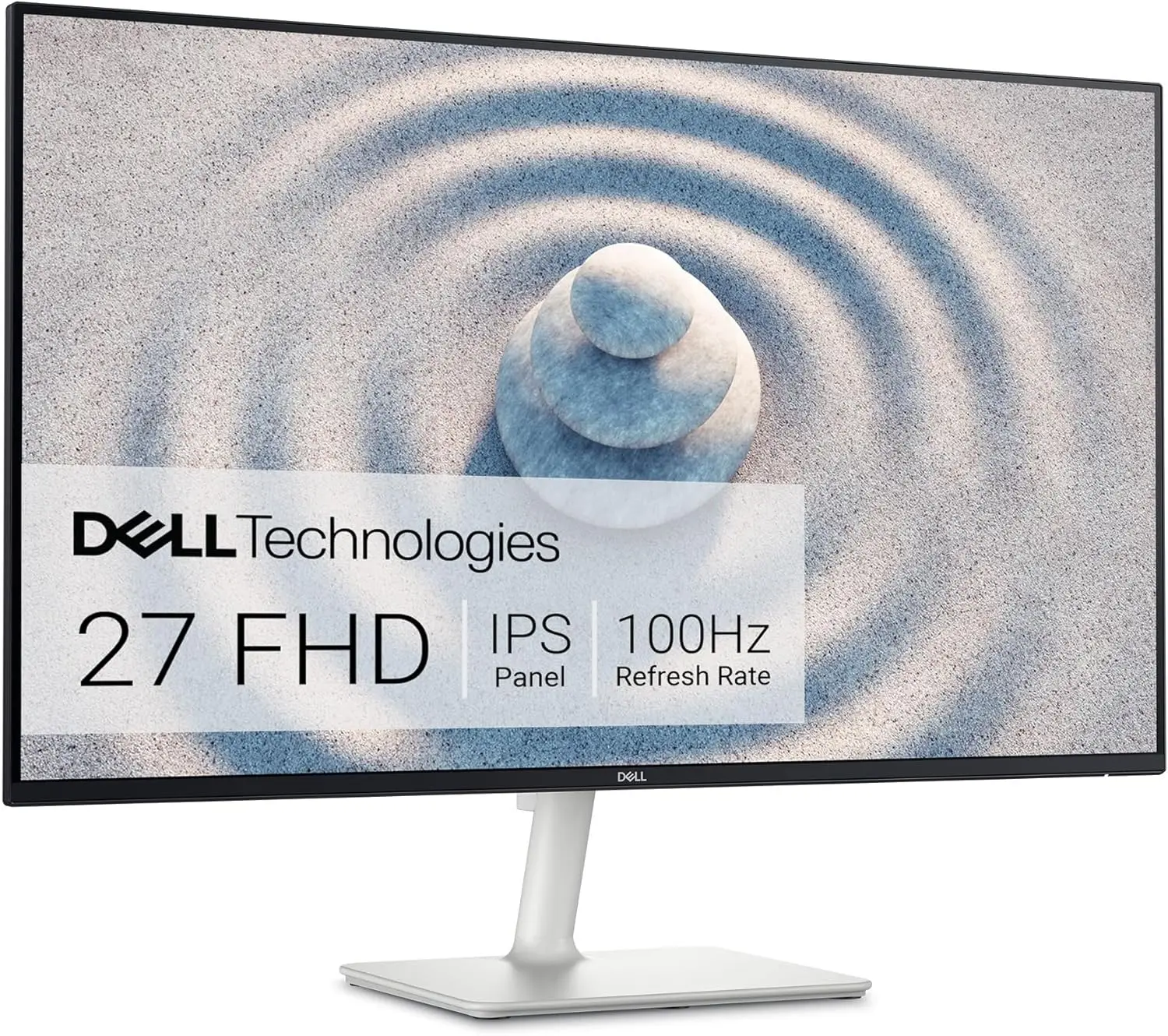 DelI S2725H Monitor - 27 Inch, FHD (1920x1080) Display, 100Hz Refresh Rate, 1500:1 Contrast Ratio, 99% sRGB