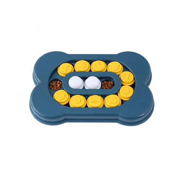 Игрушка-пазл для собак, медленное питание, обучающие игрушки для собак, Интерактивная Нескользящая обучающая игрушка для кормления кошек, тренировочная игра