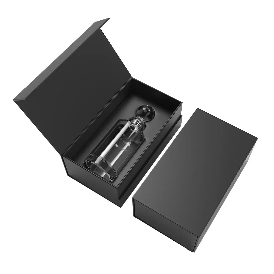 Glass Bottle for Cosmetics Liquid Packaging Perfume Box Rigid Boxes Cosmetic Packing Packaging Custom Logo Box Cardboard Paper