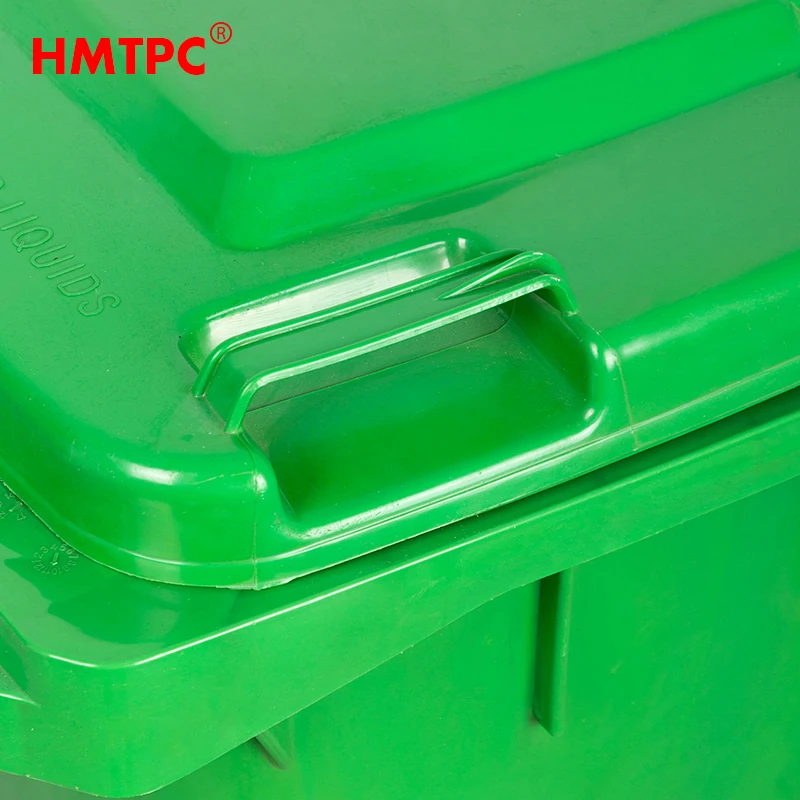 120L High Quality HDPE Outdoor With Big Pedal Easy to Install Bulk Packed Storage Plastic Garbage Container Bin Waste Bin