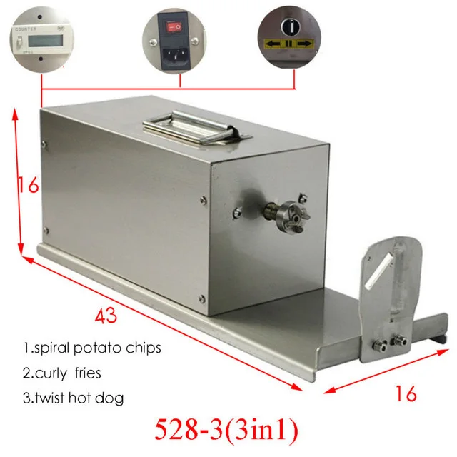 Электрическая ленточная машина для картофеля фри