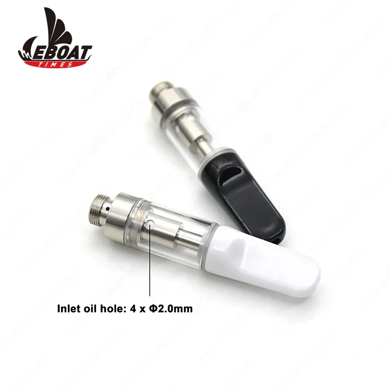 
Eboattimes Wholesale Cheap Glass cbd oil cartridge 0.5ml C4 510 thread Ceramic vape cartridge 