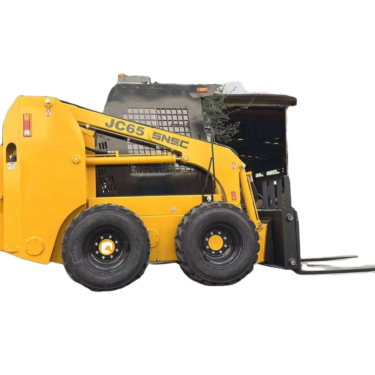 SNSC track Loader 700KG 850KG 950KG 55KW 75HP skid steer Loader With Forest Mulcher