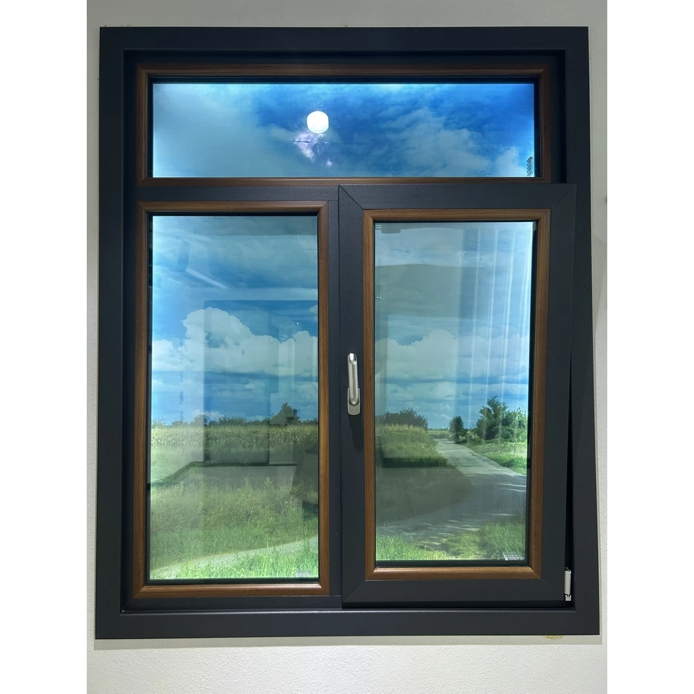 Customization modern design interior double glazing pvc casement window