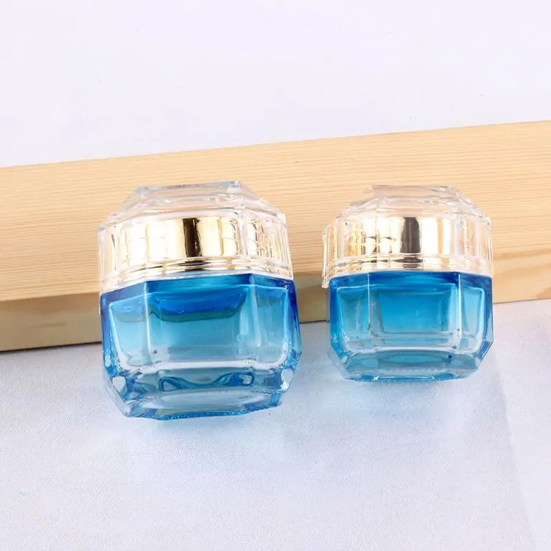 Fashionable and charming new design manufacturers direct selling quality  60ml glass cream glass jar