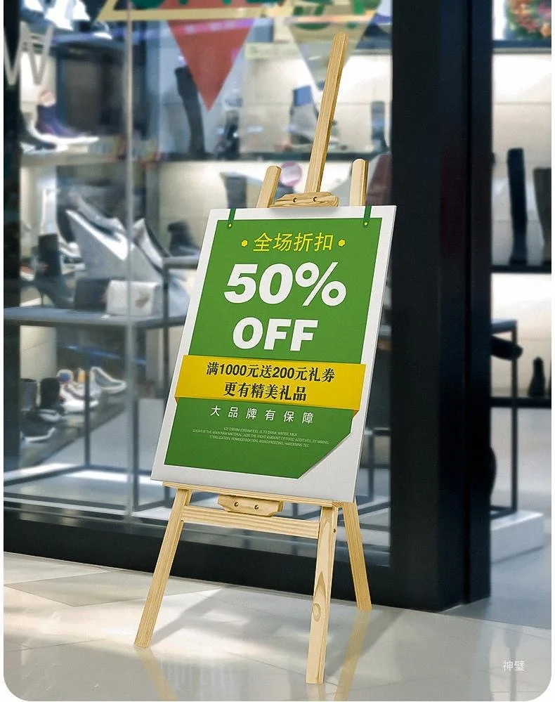 Online Wholesaletor Easel Wood Durable Wooden Easel Stand For Painting Display