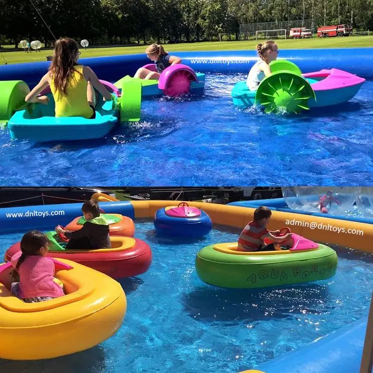 Customized Outdoor Amusement park centers above ground inflatable sand pool inflatable water pool