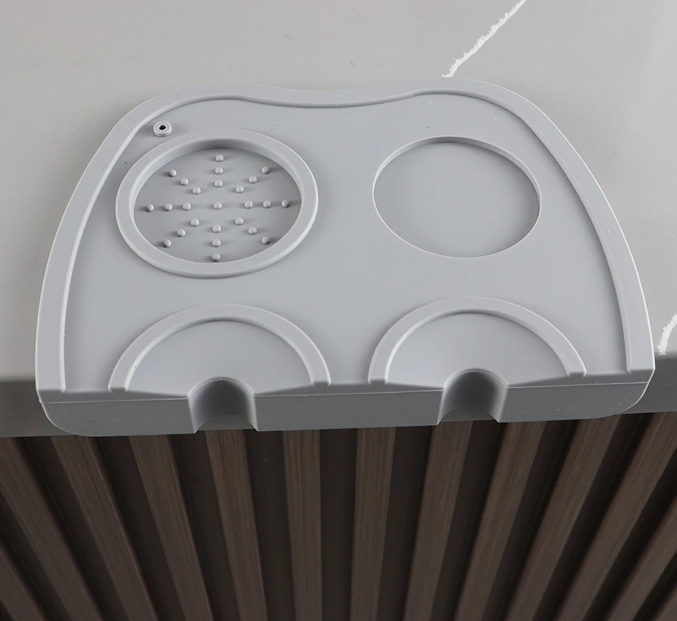 Новый кофейный инструмент цветной коврик силиконовый для держателя кофейного инструмента 21 см