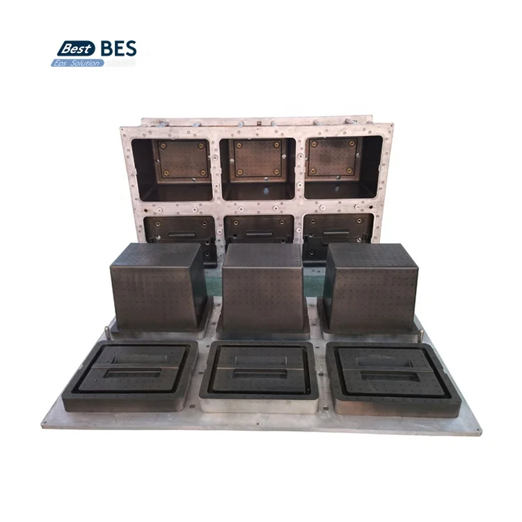 EPS Expandable Polystyrene Shape Moulding  Molding Machine for Thermocool Packaging  Cooler Box Fridge Package Production Line