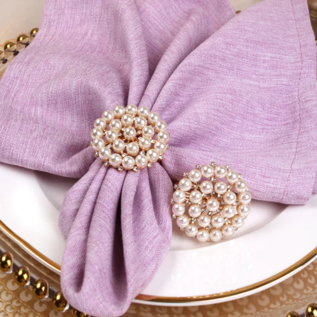 Napkin rings & accessories wholesale napkin rings wedding pearl napkin ring