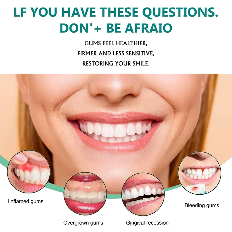 30ml gum care drops repair gum swelling clean tooth stains protect gum and whiten teeth oral health care essence