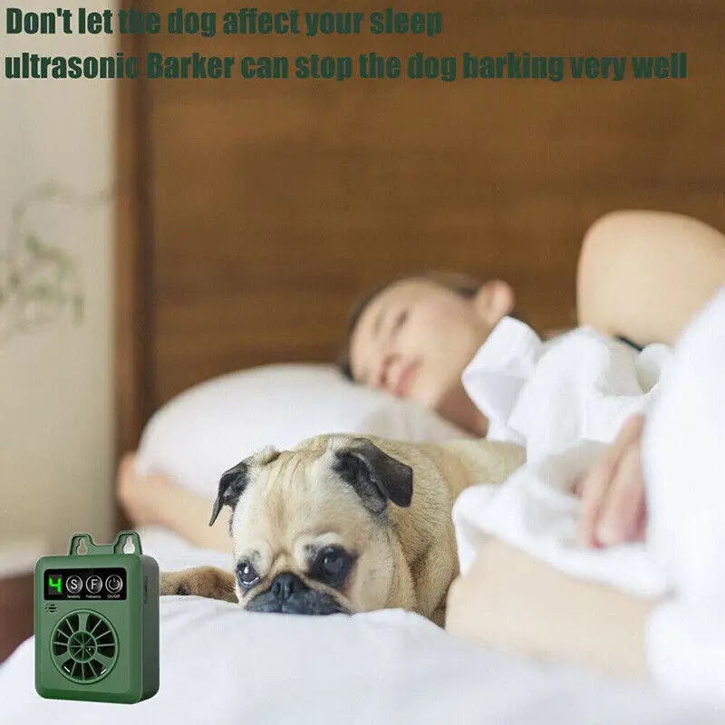 Устройство против лая собак ультразвуковой сдерживающий лай уличный глушитель 50 '.