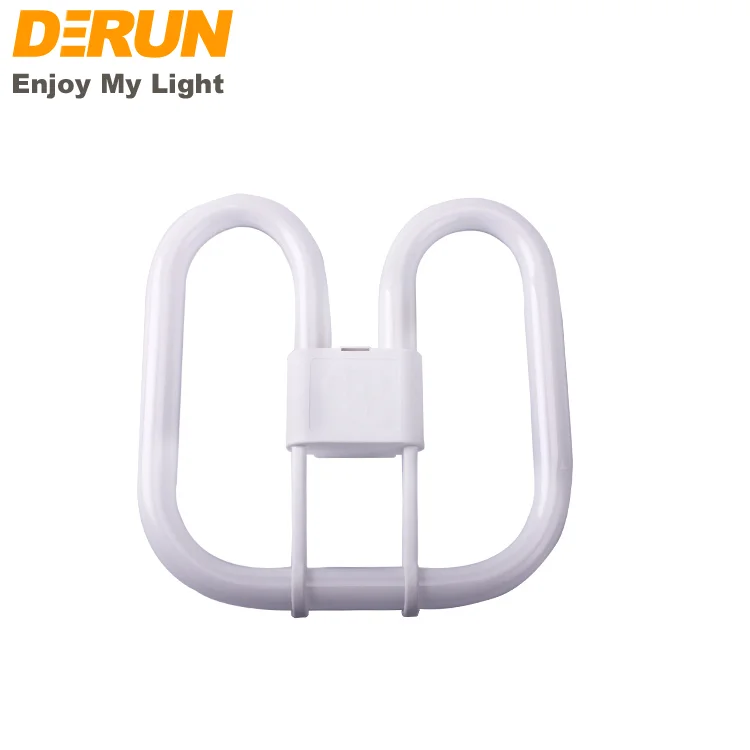 Wholesale 16W 21W 28W 38W 55W G13 3000K 4500K 5000K 1000lm GR8 GR10Q CFL Glass Tube 2D Fluorescent Tube , FTL-2D