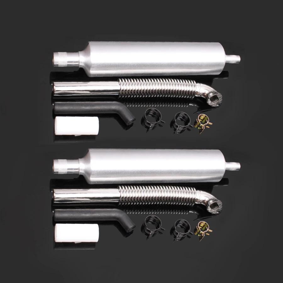 Exhaust Pipe Muffler Canister Set for 50-70CC Gas Engine RC Models
