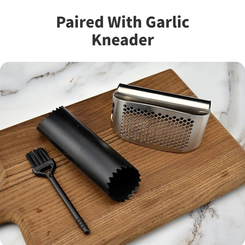 Creative Kitchen Gadgets tools accessories Manual Garlic Paste Stainless Steel Garlic Press