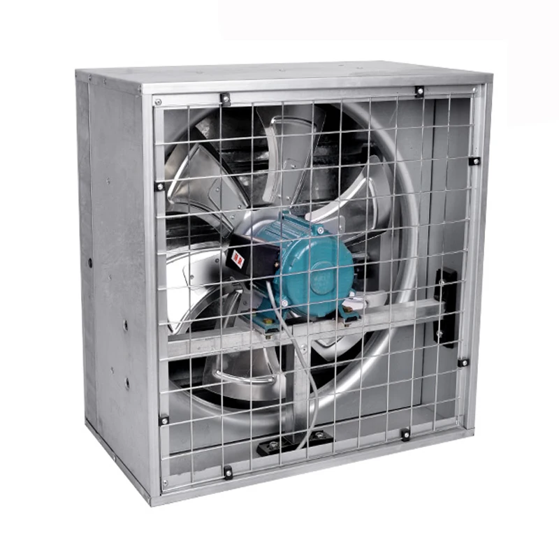 KNS industrial large air flow free standing factory Cabinet Backguard Shutter exhaust axial flow fans