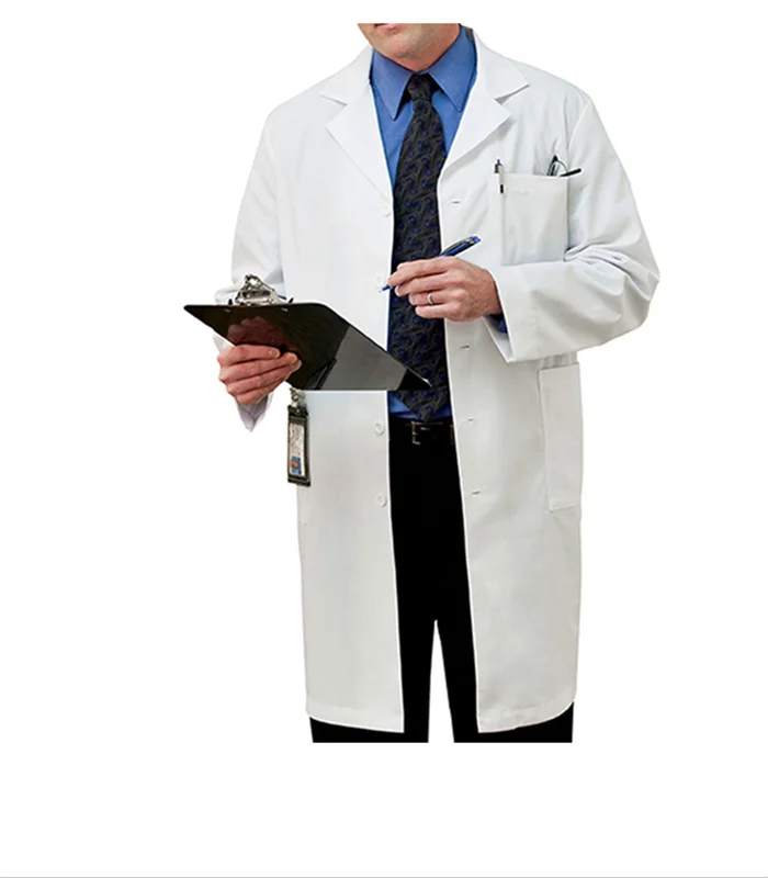White Short Doctor Coat  Doctors Coats With Pen Holder