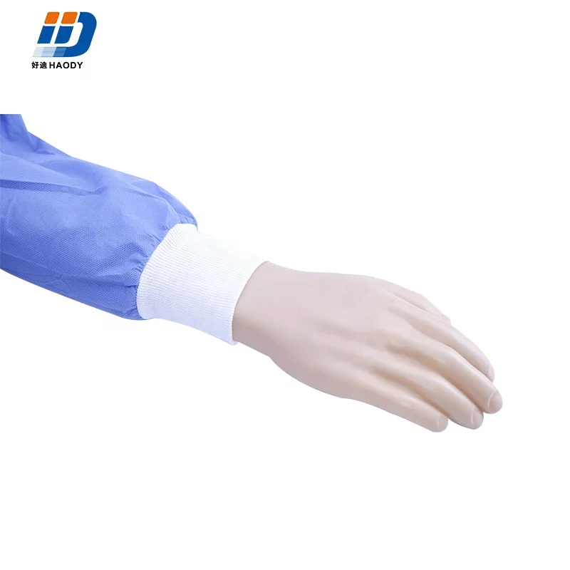 Fabric Polyester Rib Knit Cuff for Disposable Non woven Gown Polyester or Cotton Knitting Rib cuff